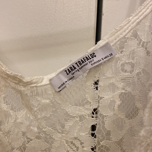 Blouse white zara size small - Picture 2 of 3